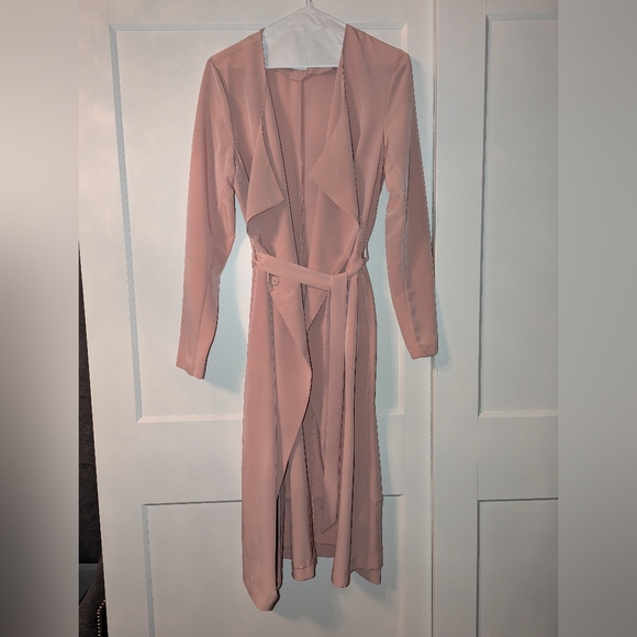 Vero Moda Pink Waterfall Coat - Picture 7 of 11